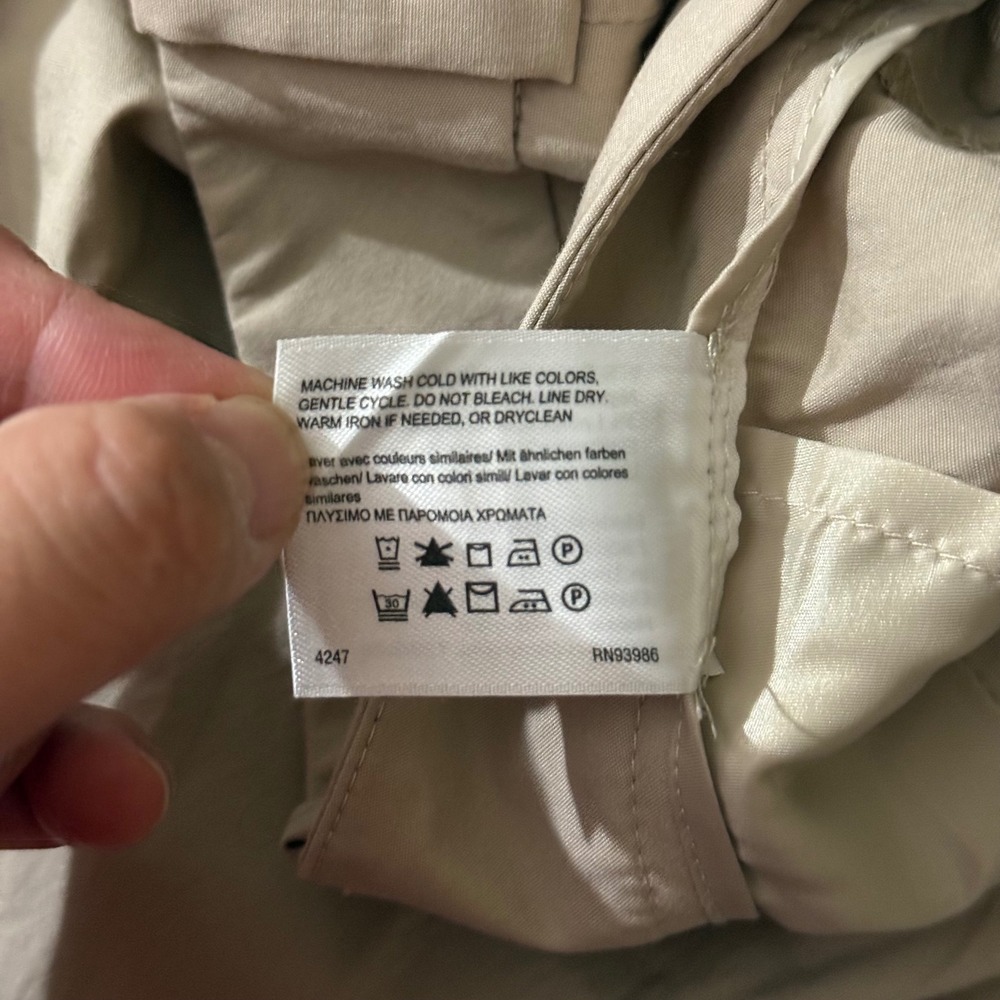 Brooks Brothers Catherine Fit Khaki Beige Straight Leg Pants 14 Stretch Cotton - Picture 8 of 8